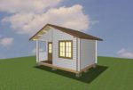 Дачный домик из минибруса 3,5х5 - Дачные домики Проекты 