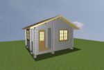 Дачный домик из минибруса 4x5 - Дачные домики Проекты 