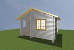Дачный домик из минибруса 4x5 - Дачные домики Проекты 
