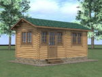 Летний домик для дачи 3x5,4 - Летние кухни домики Проекты 