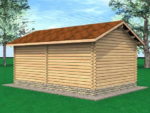 Дачный домик 6x4 с верандой - Дачные домики Проекты 