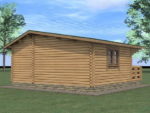 Дачный домик с верандой 6x6 - Дачные домики Проекты 