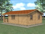 Дачный домик с двумя спальнями - Дачные домики Проекты 