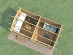 Летний домик для дачи 3x5,4 - Летние кухни домики Проекты 