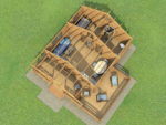 Дачный домик с большой террасой - Дачные домики Проекты 